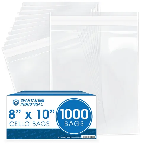 Vista 11 de Bolsas de celofán autosellantes de 5 x 5 pulgadas (1000 unidades) bolsas transparentes para galletas con sello para galletas decoradas, golosinas