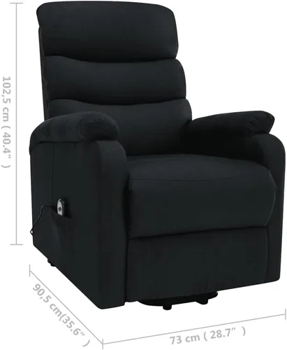 Vista 2 de Silla reclinable de masaje de pie, silla elevadora, sofá para el hogar, sillón reclinable eléctrico, silla de juegos, con bolsillo lateral, control