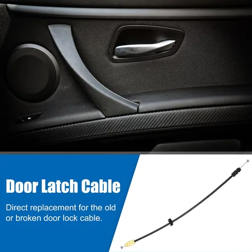 Vista 3 de uxcell Cable de bloqueo de puerta lateral delantera para Chevrolet Silverado para GMC Sierra Cable de pestillo de puerta reemplazar 25880301
