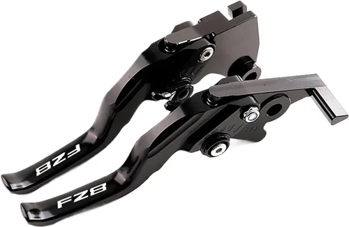 Vista 4 de 2025 New Brake Clutch Lever Motorcycle CNC Adjustable Brake Clutch Levers Compatible with Yamaha FZ8 FZ 8 Fz8 FAZER 2011-2015(Long Black)