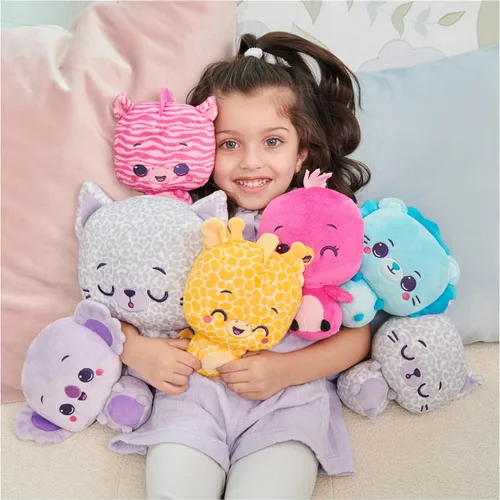 Vista 6 de GUND Drops, Carla Claws, Expressive Premium - Peluche expresivo premium suave, azul, 6 pulgadas