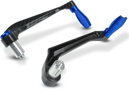 Vista 5 de Paramanos universales de fibra de carbono de aleación de aluminio de freno palancas de embrague protector de motocicleta para Yamaha FZ25 FZ 25 2017