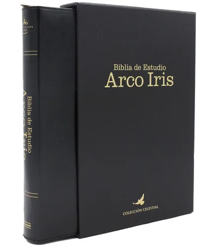 Vista 3 de Biblia de Estudio Arco Iris Reina Valera 1960 con Cierre e Indice en Español Imitation Leather – 1 Diciembre 2020