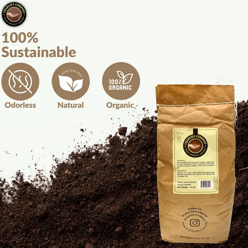 Vista 9 de Charlie's Vegan Compost – Jardinería orgánica concentrada vegana sin crueldad animal para plantas enmienda de suelo potenciador de suciedad
