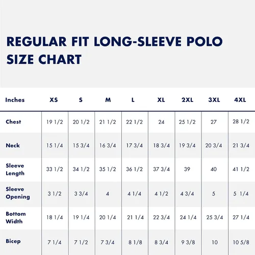 Vista 6 de Tommy Hilfiger Polo de manga larga con bandera para hombre en ajuste personalizado