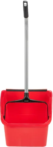 Vista 3 de Amazon Basics Recogedor Jumbo Lobby para uso en interiores y exteriores, paquete de 6, color rojo