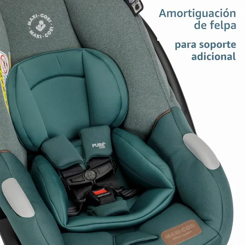 Vista 3 de Maxi-Cosi Mico Luxe+ Asiento de coche para bebé: asiento de automóvil infantil con base y funcionalidad versátil para asiento portabebés