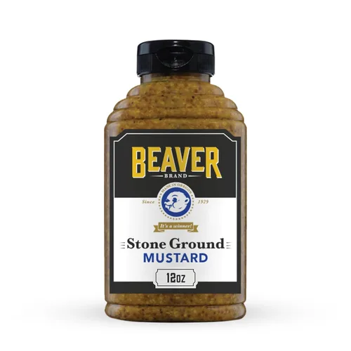 Vista 10 de Beaver - Mostaza de arándanos - botella flexible.
