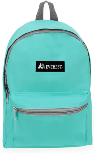 Vista 2 de Everest mochila clásica para equipaje, Verde agua), 1045K-AQ Azul aguamarina