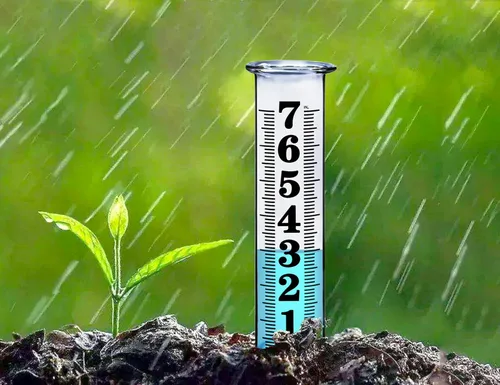 Vista 7 de Tubo de reemplazo de medidor de lluvia de plástico de 7 pulgadas, mejora de medidores de lluvia para exteriores a prueba de congelación, tubo