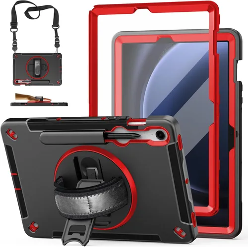 Vista 19 de Funda para Galaxy Tab S6 Lite de 10.4 pulgadas 2024/2022/2020: funda de TPU de grado militar a prueba de golpes con protector de pantalla - soporte