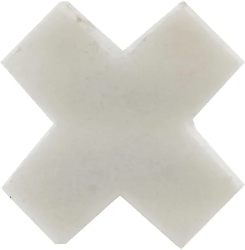 Vista 2 de Indian Shelf 2 pomos de cajón de mármol de lujo con cruz blanca para gabinetes de cocina, tiradores decorativos de piedra para aparador, manija