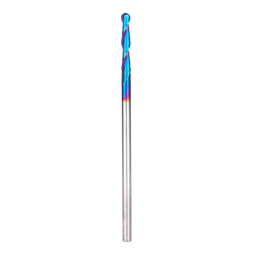 Vista 11 de Amana Tool Broca de carburo sólido con punta esférica en espiral para madera, plástico, MDF, espuma, 46384-K, 1/2 diámetro x 2-1/8 pulgadas x 1/2