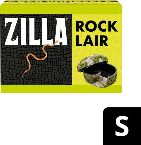 Vista 11 de Zilla Rock Lair Naturalistic Hide for Snakes and Lizards, Small Piel húmeda de reptil, retiene la humedad para el desprendimiento y la puesta