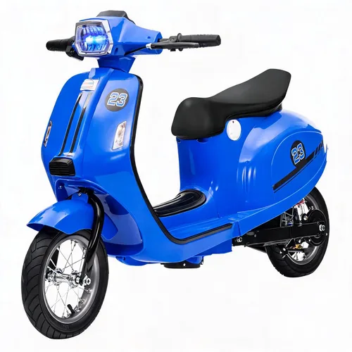 Vista 11 de Motocicleta eléctrica para niños de 24 V, juguete de paseo de 350 W Beige