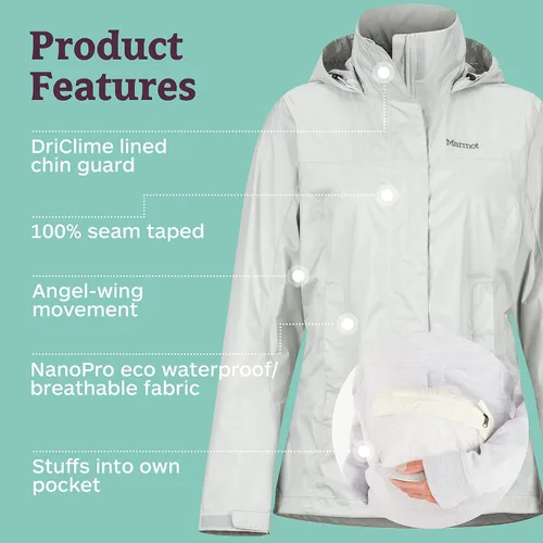 Vista 4 de MARMOT Women's Precip Eco Jacket