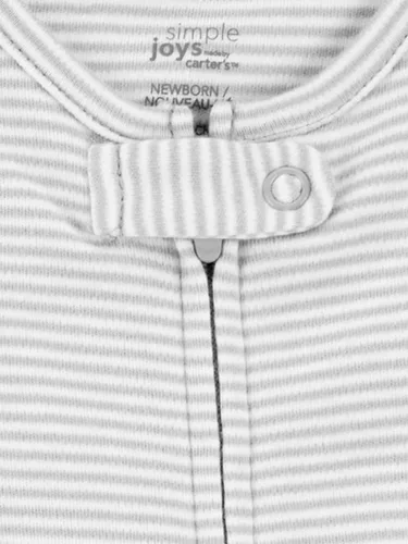 Vista 4 de Simple Joys by Carter’s - Paquete de 3 pijamas Sleep and Play