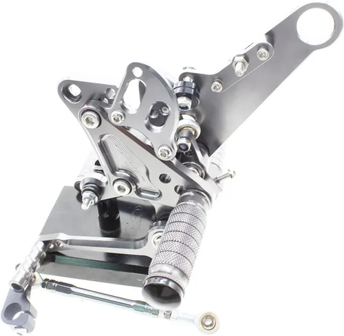 Vista 8 de Reposapiés de motocicleta ajustable de aluminio Billet para Ducati Diavel 2011-2015 carbono 2011-2016 AMG 2011-2012 (negro)