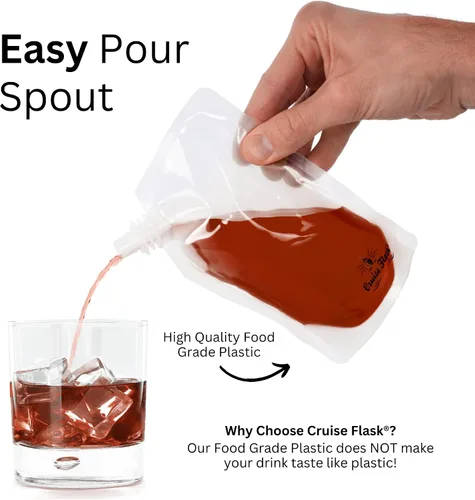 Vista 3 de Botella de agua plegable reutilizable plegable ecológica de 8 onzas, sin BPA, (paquete de 3)