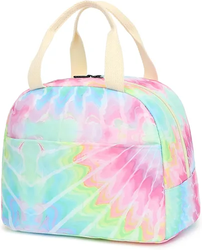 Vista 17 de Lonchera aislada con aguacate para mujeres y niñas, lonchera reutilizable, bolsa de picnic para adultos, niños, escuela, trabajo, viajes
