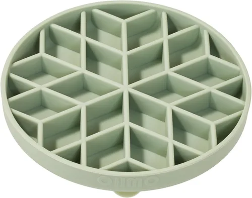 Vista 33 de OHMO Slow Feeder Dog Bowl, 5.9" Lick Mat for Dogs, Diamond, Camo Green verde (camo green)