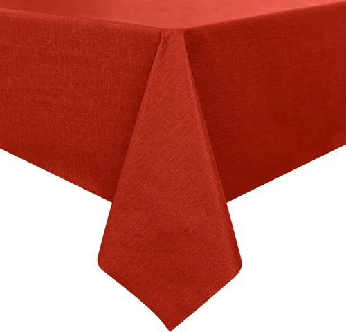 Vista 25 de Romanstile Mantel de PVC 100% impermeable, cuadrado, a prueba de derrames de aceite, resistente a las manchas, manteles de plástico fáciles de Beige