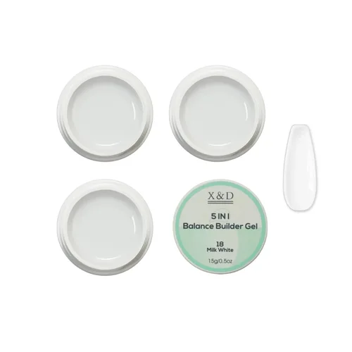 Vista 15 de X&D Kit de uñas de poligel, 3 piezas de gel de uñas de gel natural transparente, kit de gel de uñas de secado rápido, juego de gel de uñas