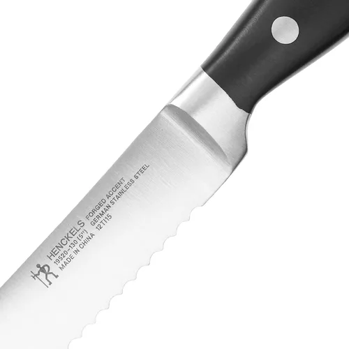 Vista 5 de HENCKELS - Cuchillo de utilidad dentado de 5 pulgadas, cuchillo de tomate, diseño alemán informado por más de 100 años de maestría