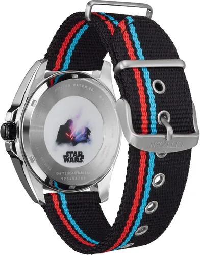 Vista 3 de Citizen Eco-Drive Star Wars - Reloj para hombre, acero inoxidable, Negro, 22