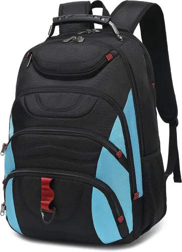 Vista 36 de Mochila para laptop Boavan para hombres (Negro, 15.6), Rosa(Amour Pink), Elegante