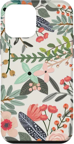 Vista 16 de Cute Colorful Garden Botanical Floral Pattern Case for iPhone 17