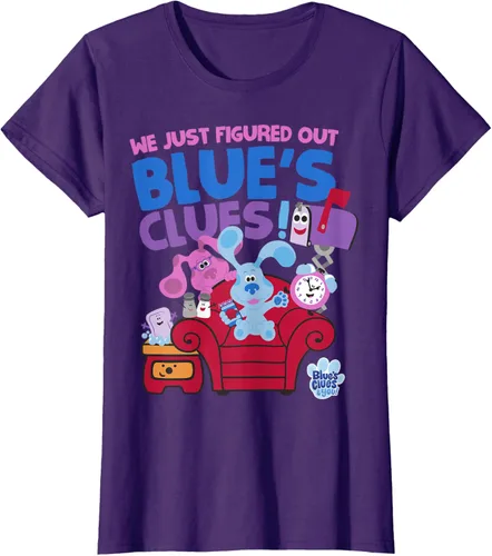 Vista 7 de Blue's Clues & You Group Shot Just Figured Out Blue's Clues Camiseta Negro