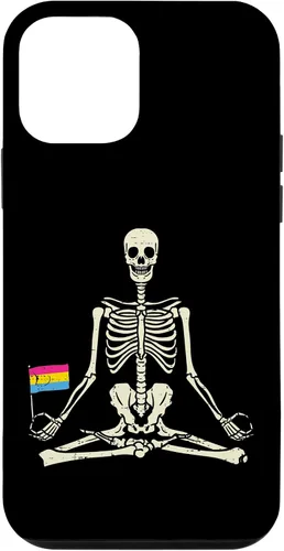 Vista 16 de Skeleton Yoga Pansexual Flag Yogi Asana Pan Pride LGBT Gift Case for iPhone 17