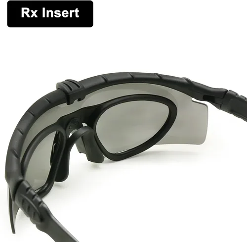 Vista 4 de EnzoDate Polarized Army Sunglasses Military Ballistic Men Frame 34 Lens Combat War Game Auto