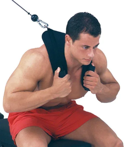 Vista 7 de Ab Crunch Arnés Cable Accesorio Ab Ejercicio Máquina de Cable de Gimnasio Entrenamiento Abdominal Crunch Core Equipo de entrenamiento muscular