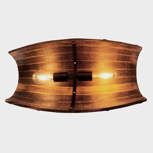 Vista 5 de Madera antigua barril de vino lámpara colgante colgante rústico cocina bar techo lámpara accesorios de luz