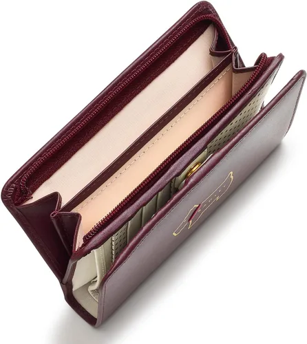 Vista 4 de RADLEY London Heritage Dog Outline - Billetera mediana plegable, Cerezo oscuro