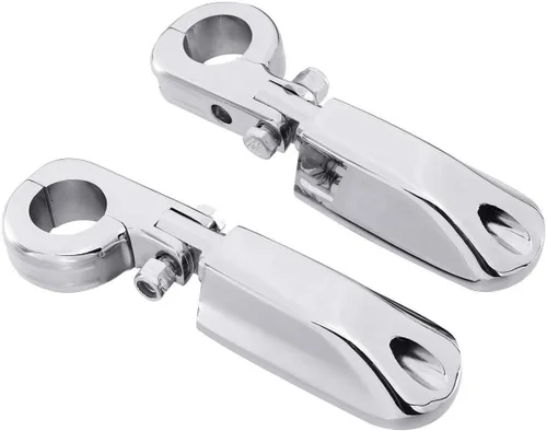 Vista 6 de Green-L Estriberas universales para motocicleta de 1 1/4 pulgadas con abrazadera P para Harley Sportster Softail Dyna Touring Road King Street Glide