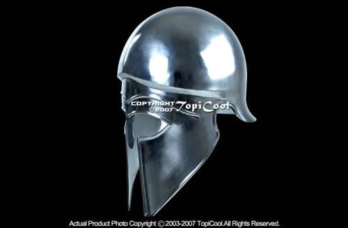 Vista 2 de Armadura de disfraz de casco corintio griego espartano medieval