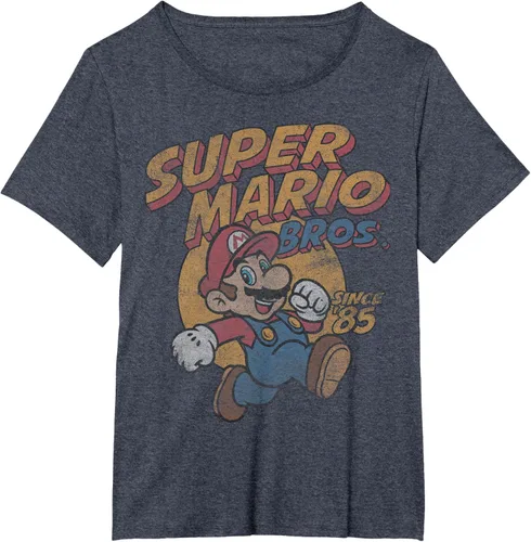 Vista 59 de Super Mario Bros. Desde '85 Camiseta Vintage con Póster' Negro