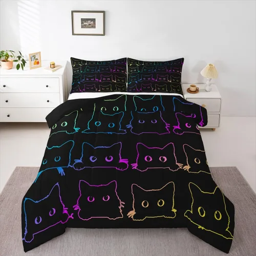 Vista 46 de Erosebridal - Juego de edredón Samurai, juego de ropa de cama al atardecer, edredón japonés de samurái cálido y suave, decoración de dormitorio