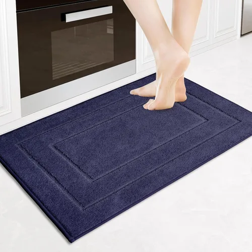 Vista 40 de PURRUGS Alfombra de cocina lavable a máquina, de 24 x 35.5 pulgadas, antideslizantes, antideslizantes, tapetes de pie suaves y superabsorbentes