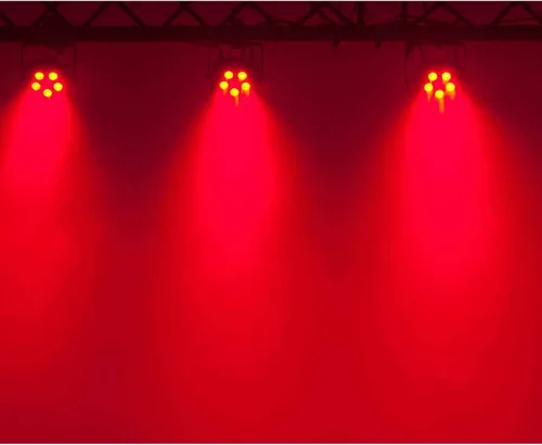 Vista 8 de ADJ Productos Mega Lat Hex pak Mega Flat Hex Pak Iluminación LED, Negro