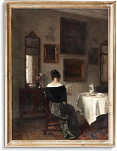 Vista 38 de uniro Arte de Pared de Pintura Rústica de Calabaza de Otoño, Pintura de Naturaleza Muerta de Calabaza, Arte Rústico de Otoño, Impresión de Pared