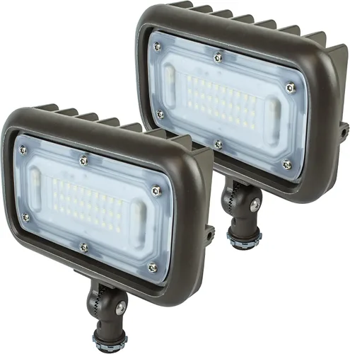 Vista 9 de Newhouse Lighting WW30BRZ - Luz de inundación LED de 30 vatios para exteriores, resistente a la intemperie, bronce