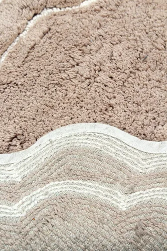Vista 8 de Home Weavers - Tapete de baño 100% algodón copetudo, supersuave y absorbente, lavable a máquina y apto para secadora lino