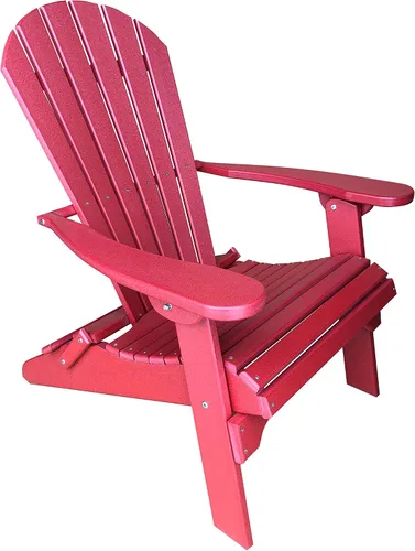 Vista 17 de Phat Tommy Silla Adirondack plegable – Silla Adirondack de polietileno de polietileno de alta densidad – resistente plástico reciclado – Muebles