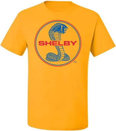Vista 3 de Shelby Cobra USA Logo Emblema Powered by Ford Motors Cars and Trucks Camiseta para hombre