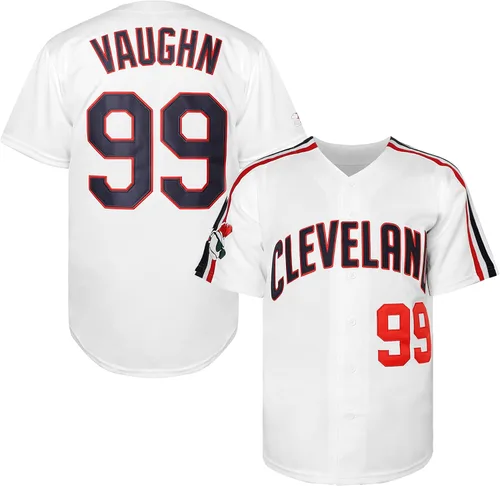Vista 9 de Ricky Vaughn 99 - Camiseta de béisbol de la película para hombre, estilo hip hop, ropa de los años 90, camiseta cosida para fanáticos