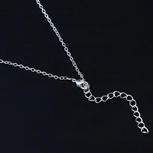 Vista 6 de Gempires Natural Black Obsidian Heart Crystals Pendant Necklace, Silver Plated 18 + 2 Inch Adjustable Chain (Black Obsidian)